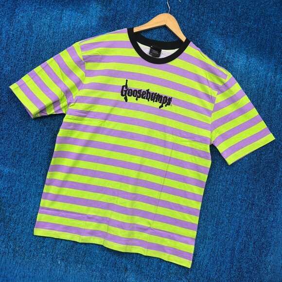 DUMBGOOD x Goosebumps RL Stine Horror Series Oversized Tee L - Picture 3 of 4